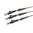  Korda Leadcore Leaders Hybrid Lead Clip Weed/Silt leadcore gubancgátló hibrid ólomklisszel, gyűrűvel ellátott forgó kapoccsal "növényzet" színben