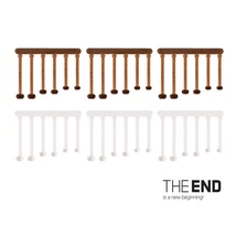 Delphin THE END elasztikus csalistopper / 36db