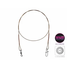  Delphin stainless steel acél előke forgóval és kapoccsal 15cm 5kg