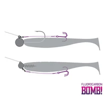  Delphin BOMB! twisti rigs fluorocarbon kész előke 10cm #4