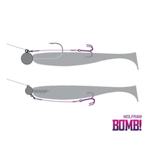 Delphin BOMB! twisto rigs wolfram kész előke 8cm #8