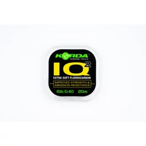 Korda IQ extra soft fluorocarbon hooklink előkezsinór 15lb 