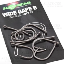 Korda wide gape barbless szakállnélküli horog #8