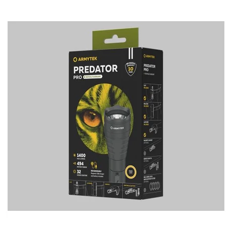 Armytek pedator pro magnet USB (meleg fényű)