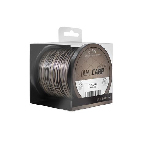 fin DUAL Carp / barna-fekete monofil