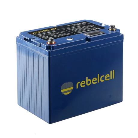 Rebelcell 12V 100A AV-AKKU akkumulátor  + töltő