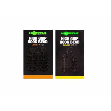 Korda High Grip Hook Bead Medium/Large - speciális csúszásmentes közepes vagy nagy méretű horoggyöngy