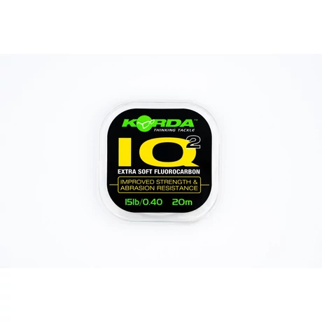 Korda IQ extra soft fluorocarbon hooklink előkezsinór 15lb 