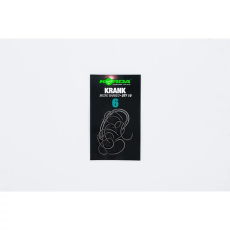 Korda Krank Hook mikro szakállas pontyozó horog #6