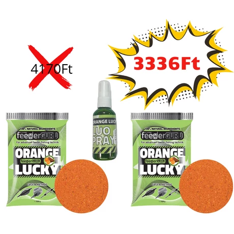 Feeder guru orange lucky szett
