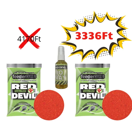 Feeder guru seria red devil szett